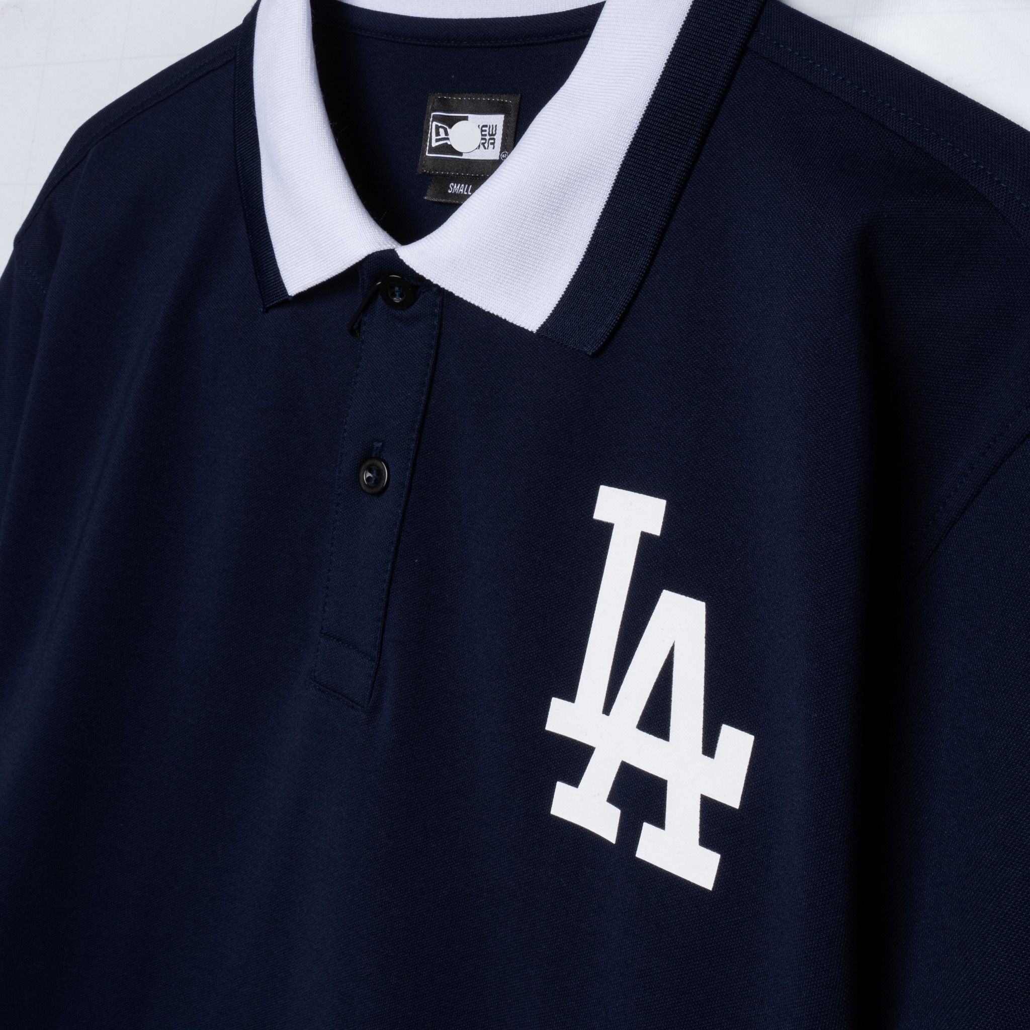Polo NEW.ERA Logo LA Viền Tay