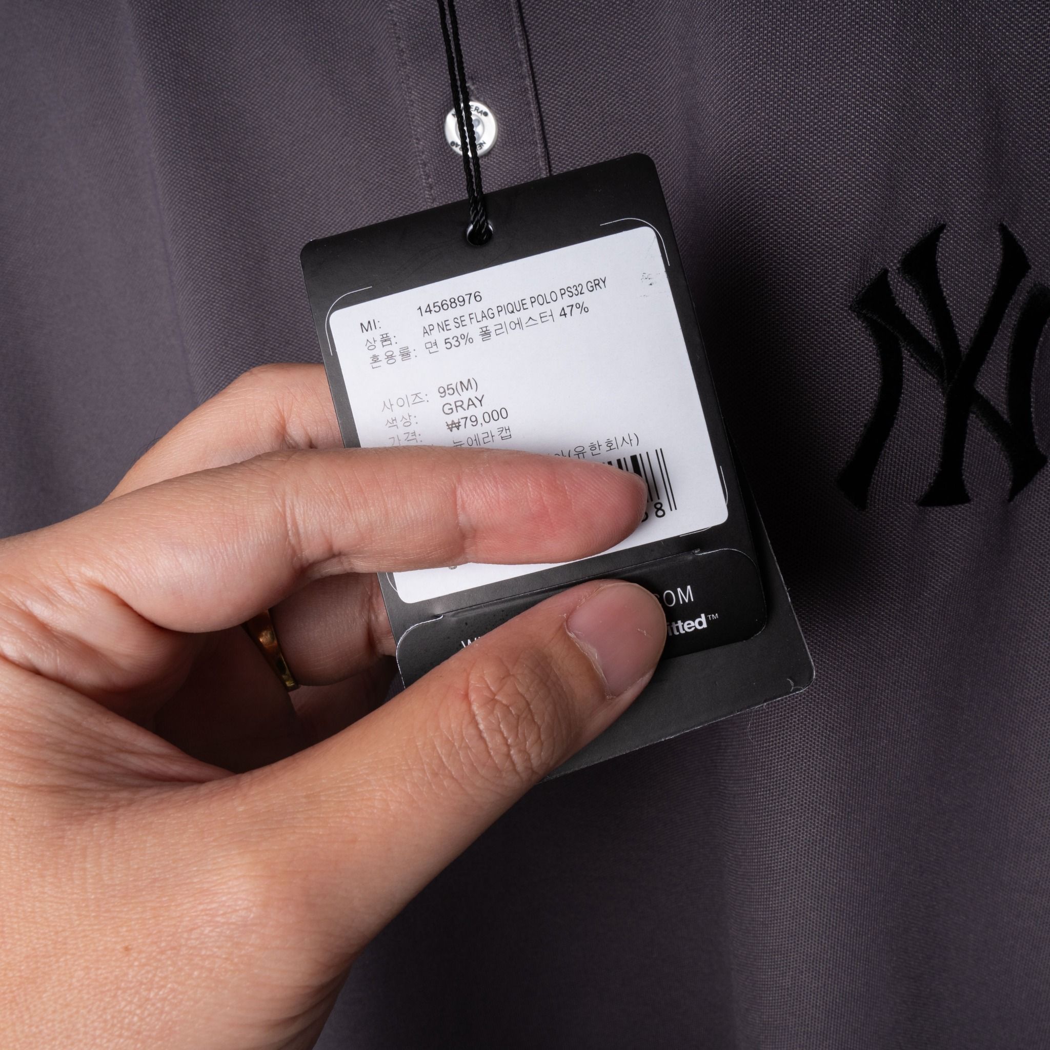 Polo NEW.ERA Logo NY Phối Cổ