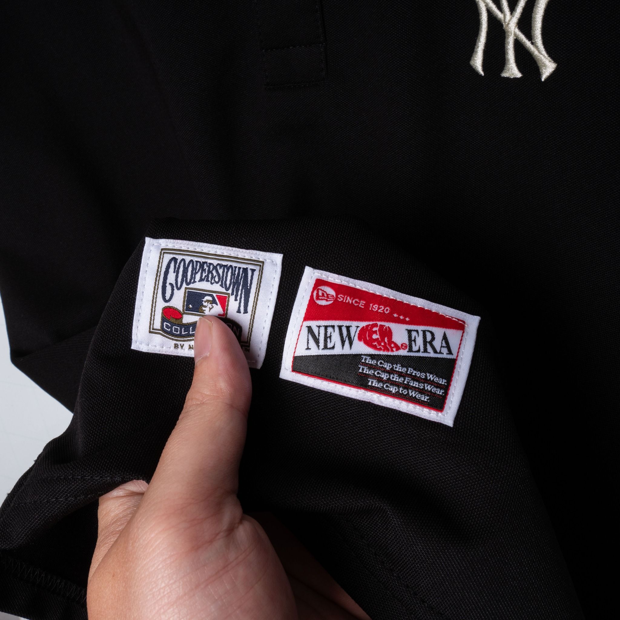 Polo NEW ERA Logo NY Thêu Phối Cổ