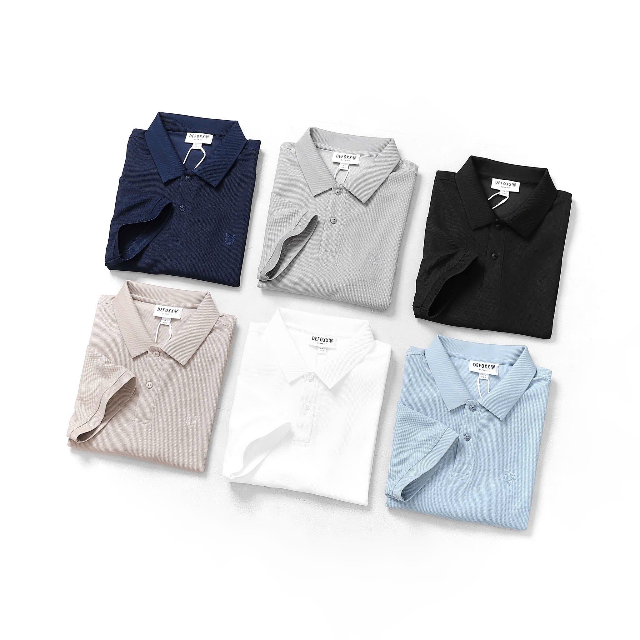 Polo DEFOXX Logo Thêu Basic