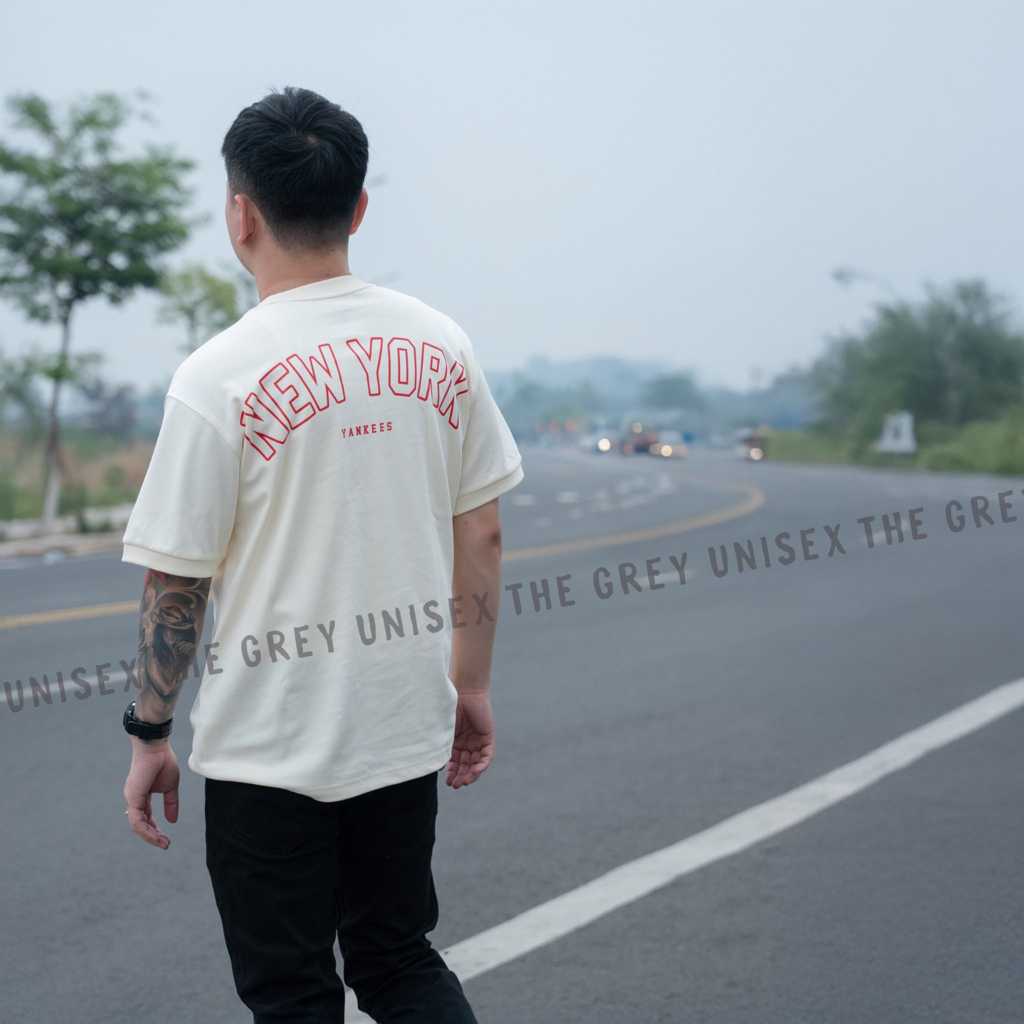 Tee NEW ERA Logo NY Thêu Xù