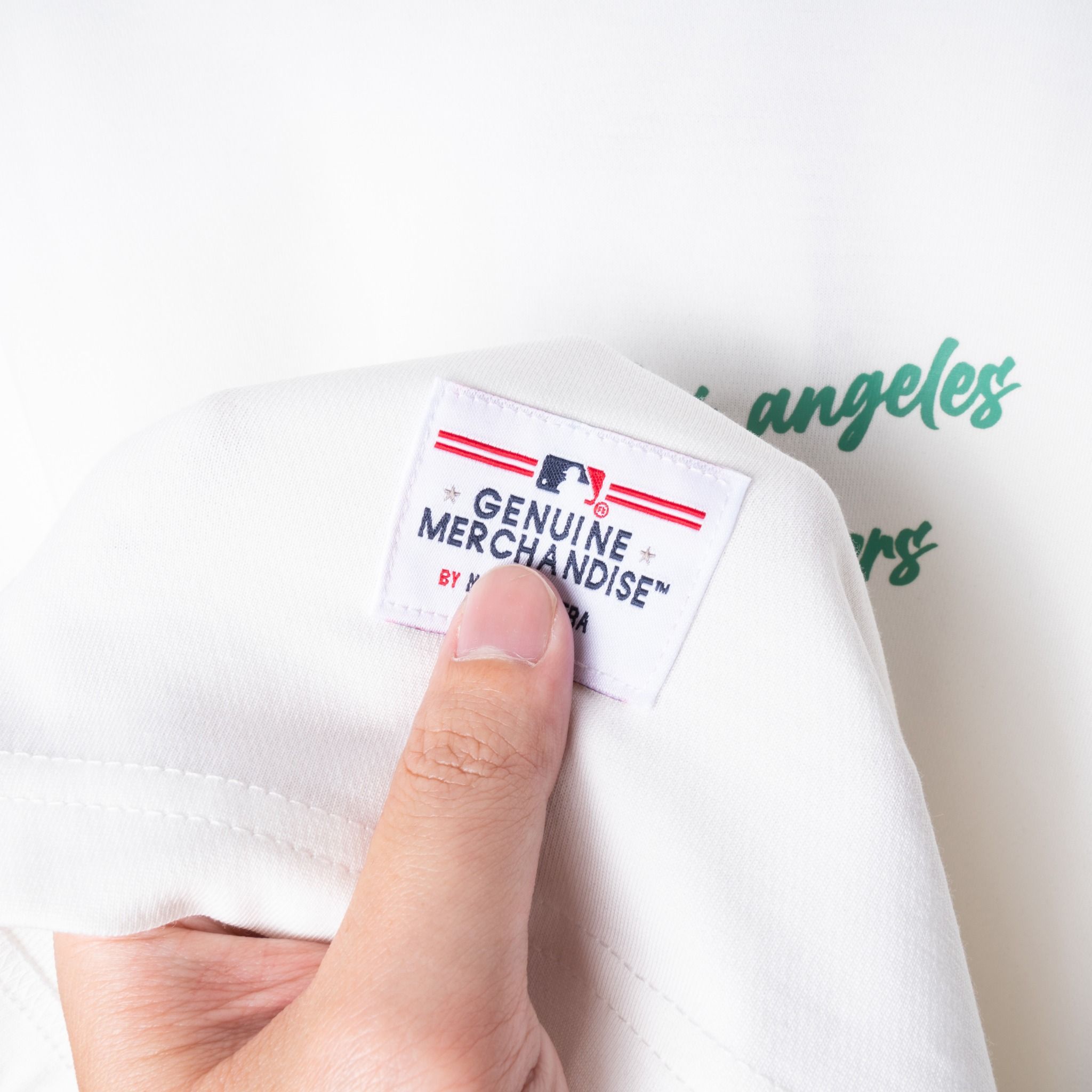 Tee NEW ERA Logo LA Chữ Xanh Lá