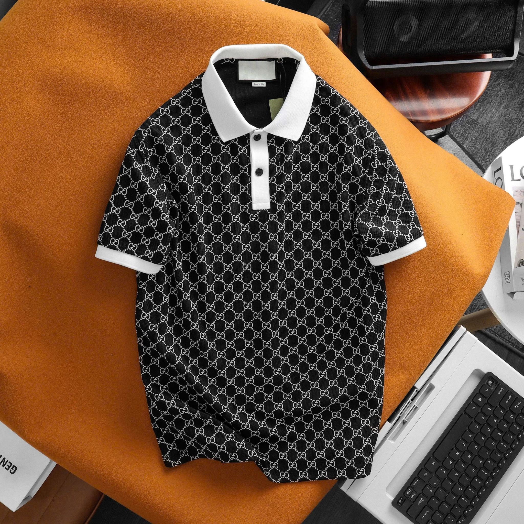 Polo G.U.C.C.I Phối Họa Tiết