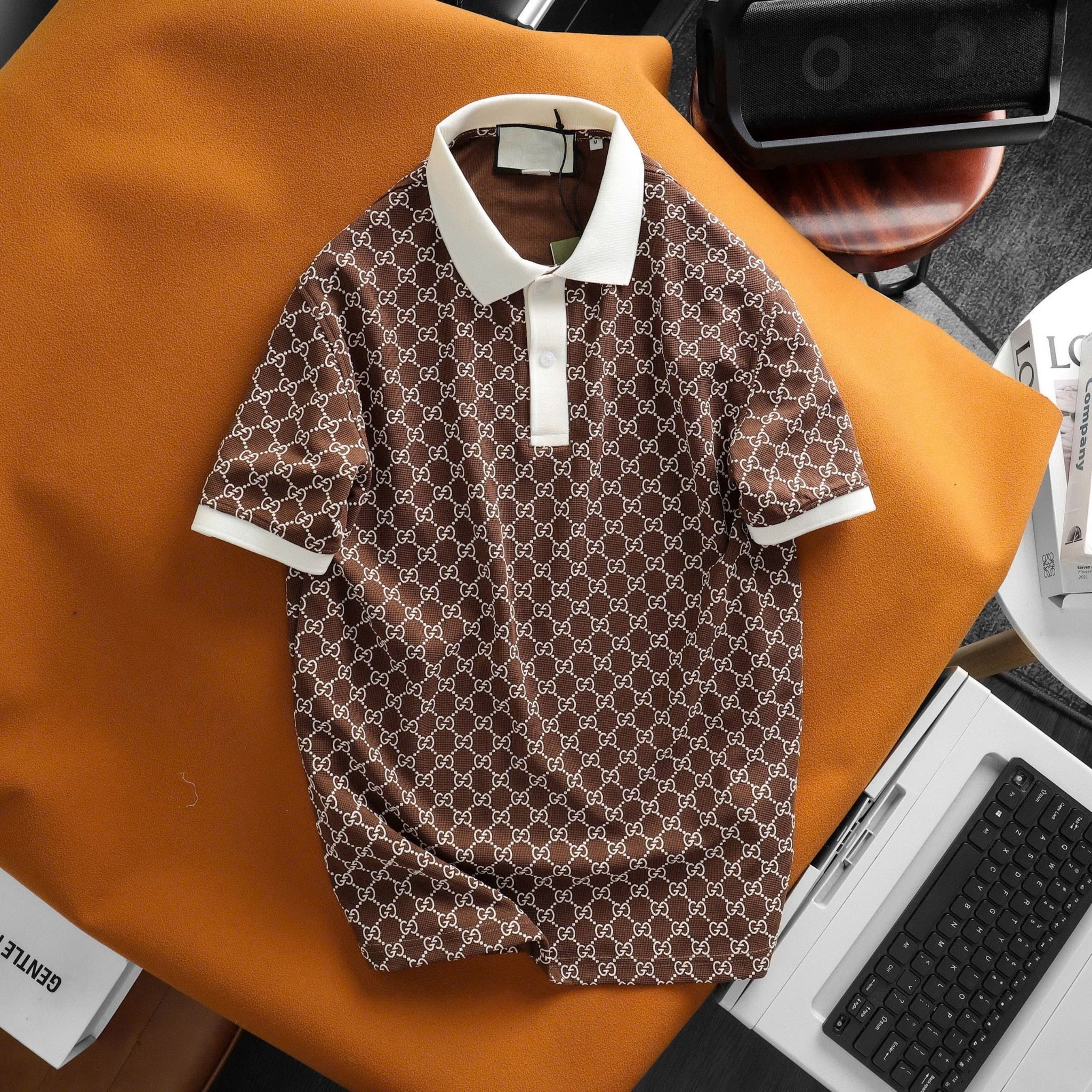 Polo G.U.C.C.I Phối Họa Tiết