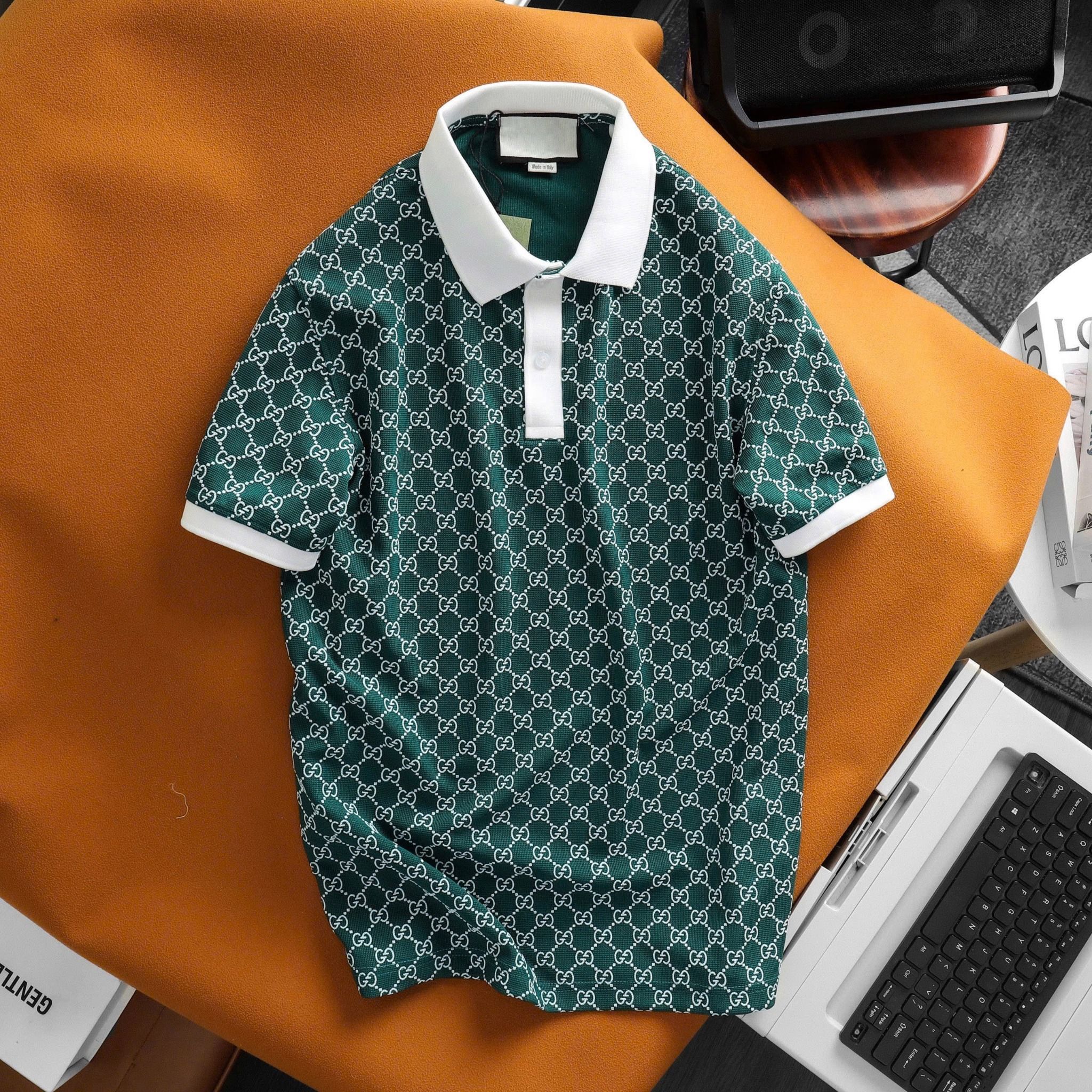 Polo G.U.C.C.I Phối Họa Tiết