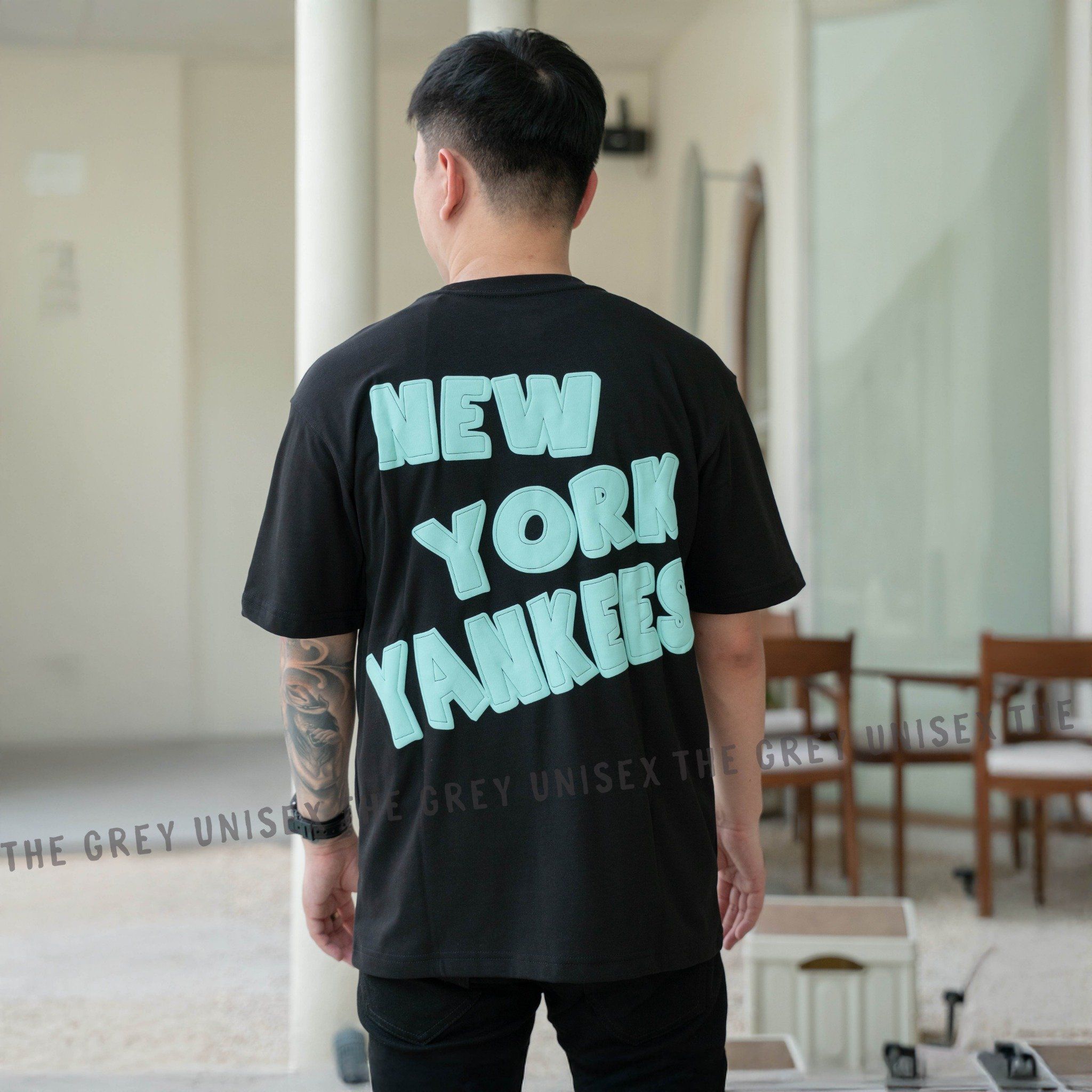 Tee NEW ERA Logo NY Xốp Xanh