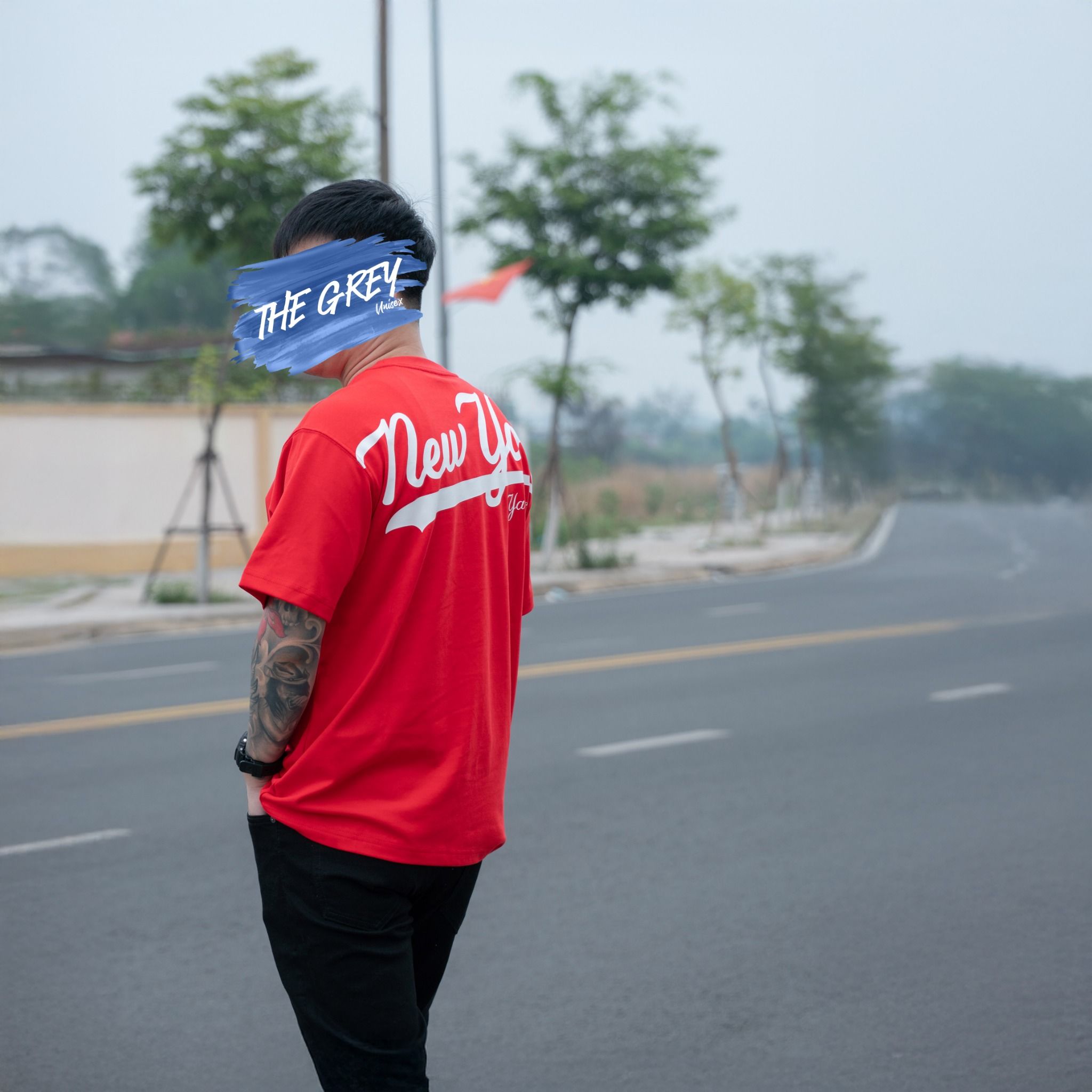 Tee NEW ERA Logo NY Thêu
