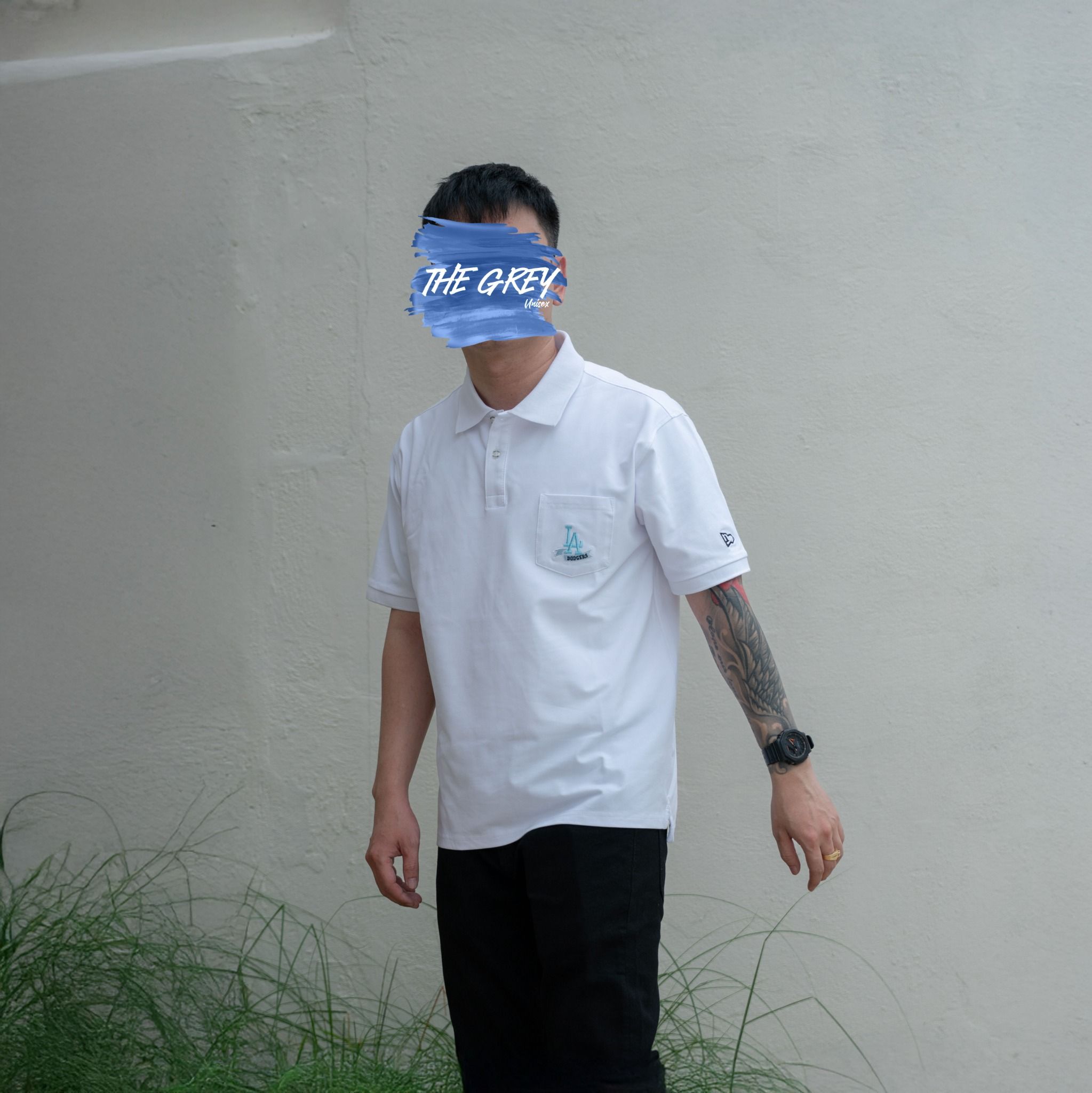 Polo NEW ERA Logo LA Phối Túi