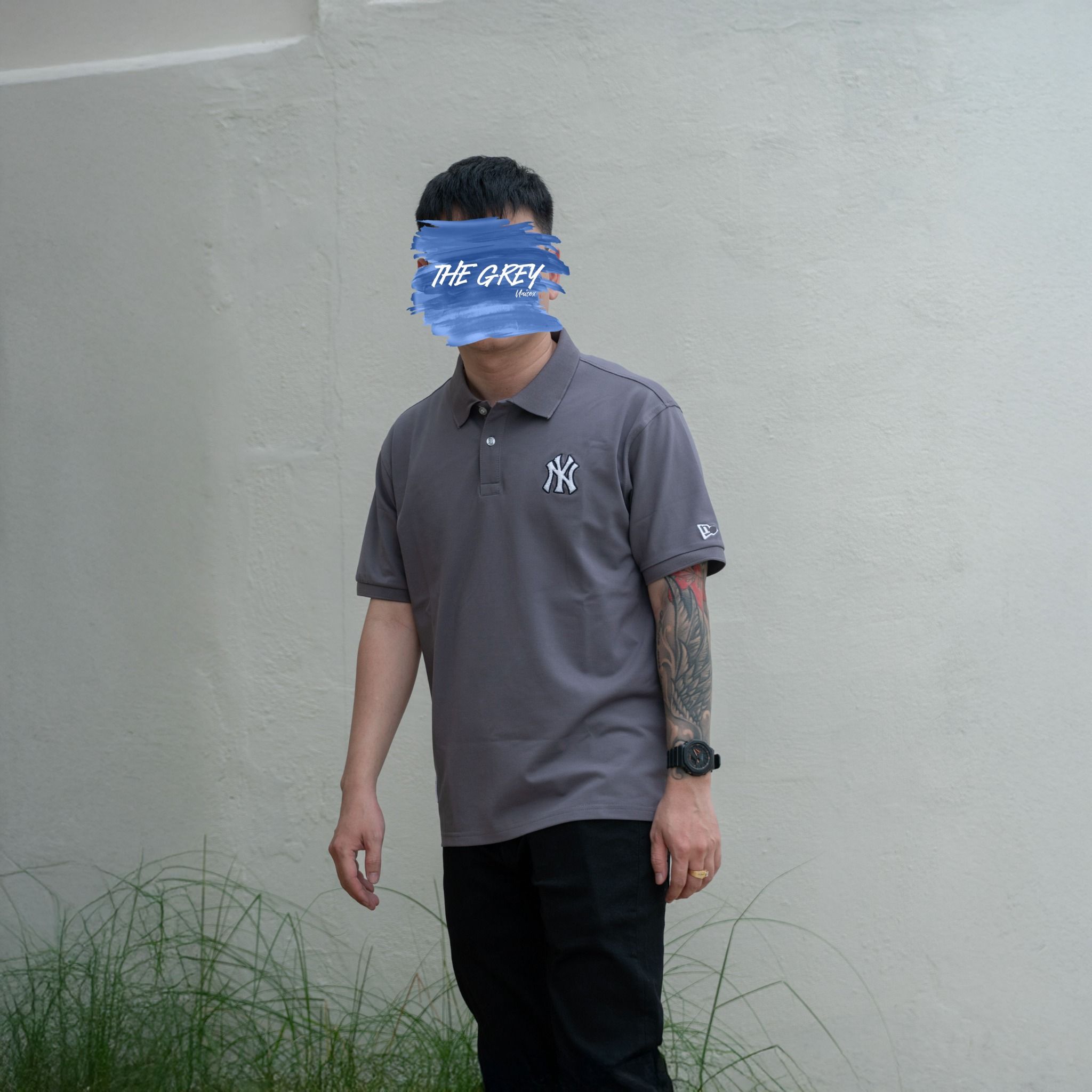 Polo NEW ERA Logo NY Xù Chữ