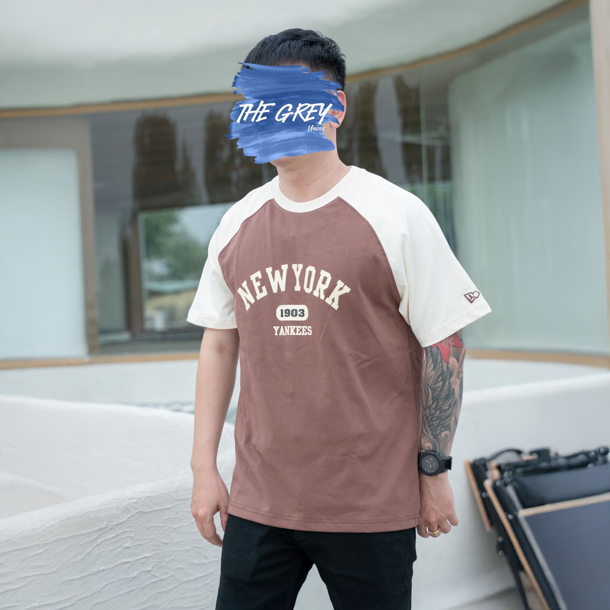 Tee NEW RA Logo NY Arch-Raglan