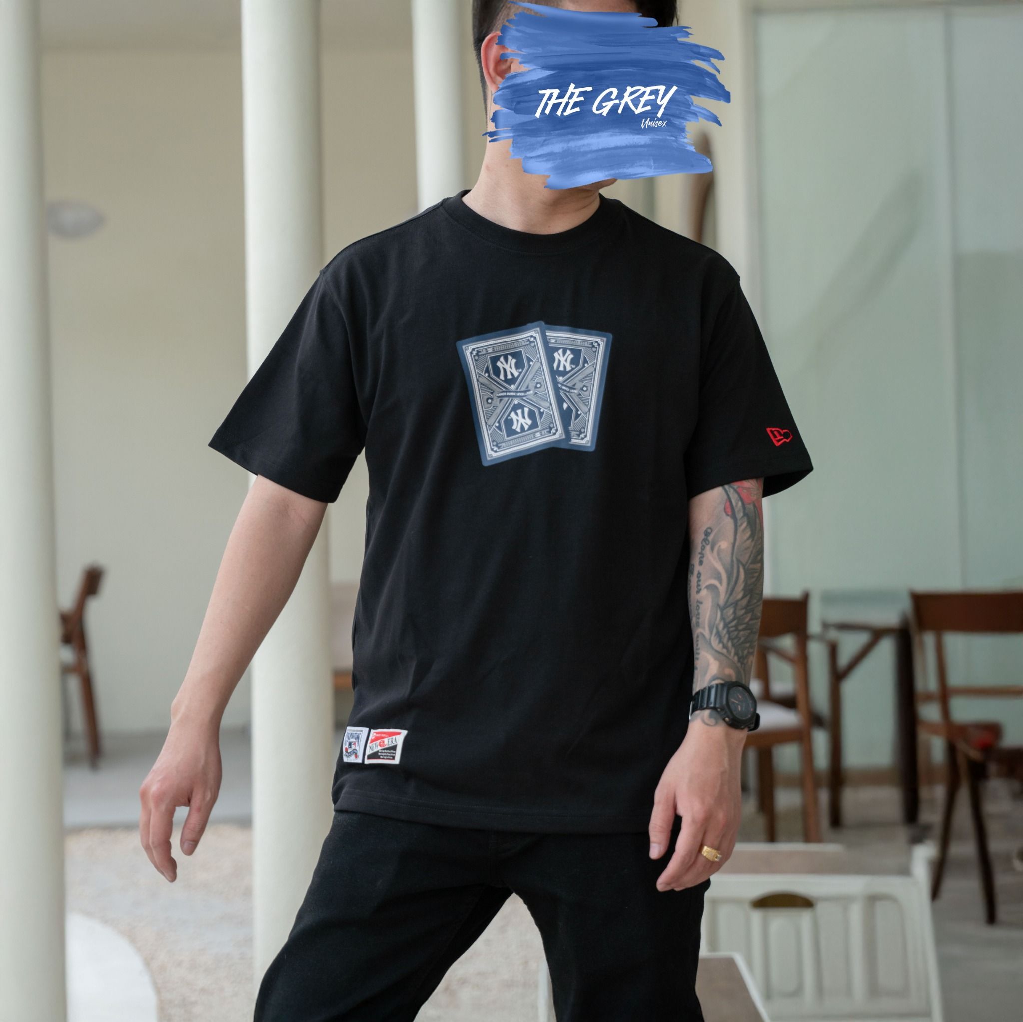 Tee NEW ERA Logo NY Playcard