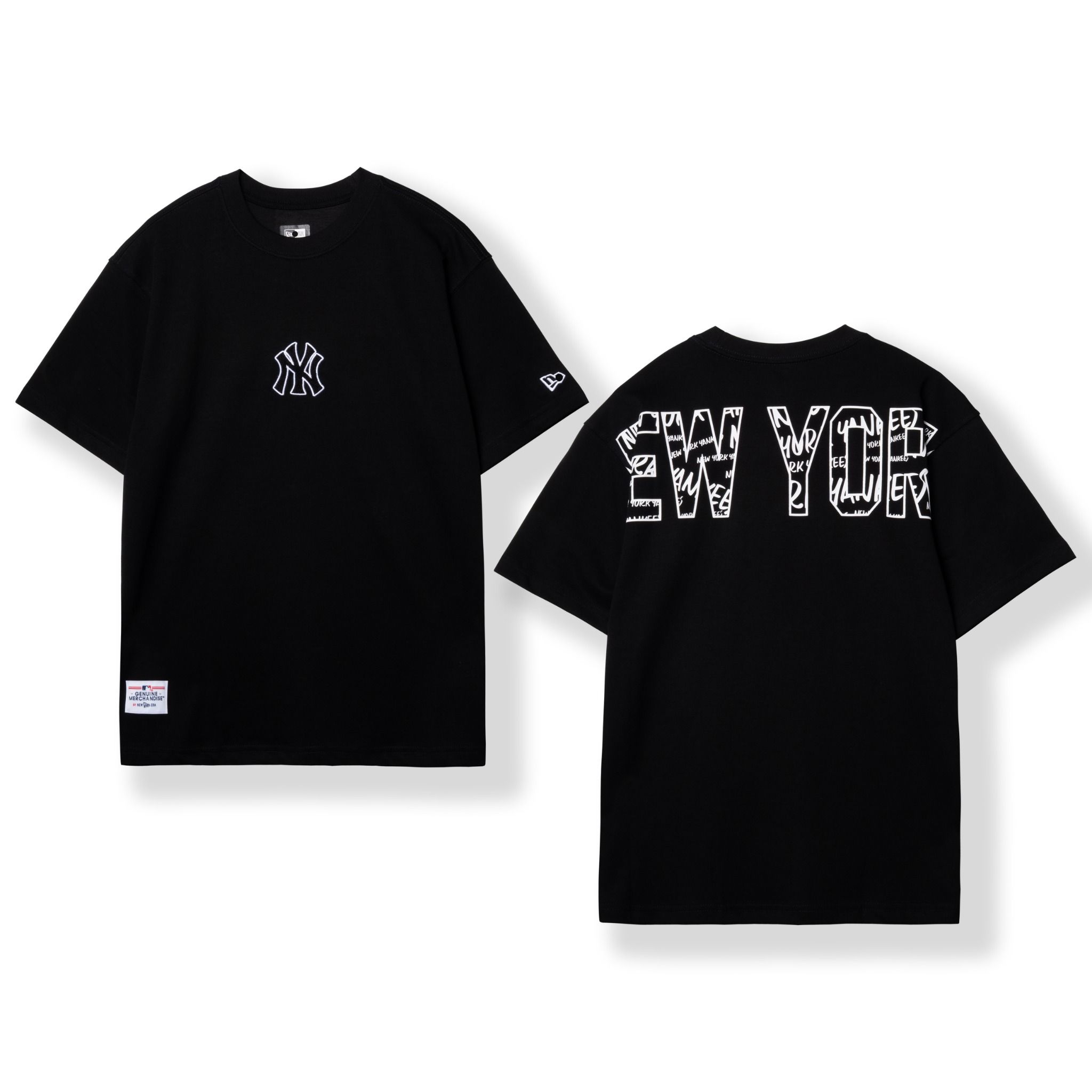 Tee NEW ERA Logo NY Thêu Xù