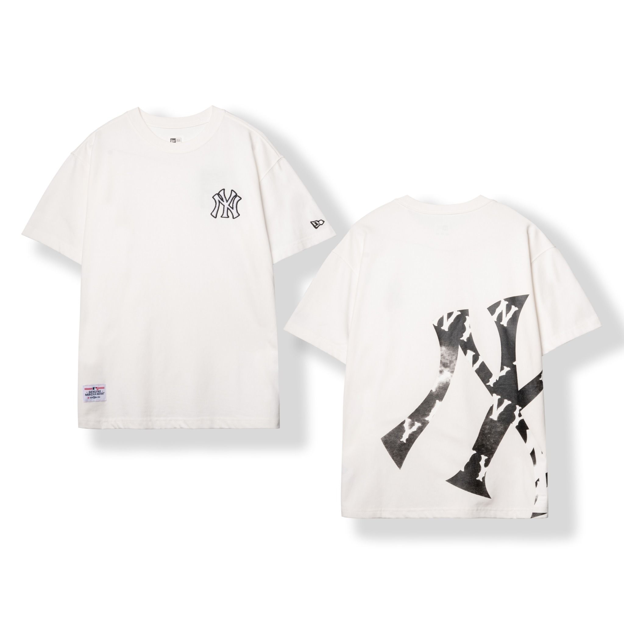 Tee NEW.ERA Logo NY Thêu Xù
