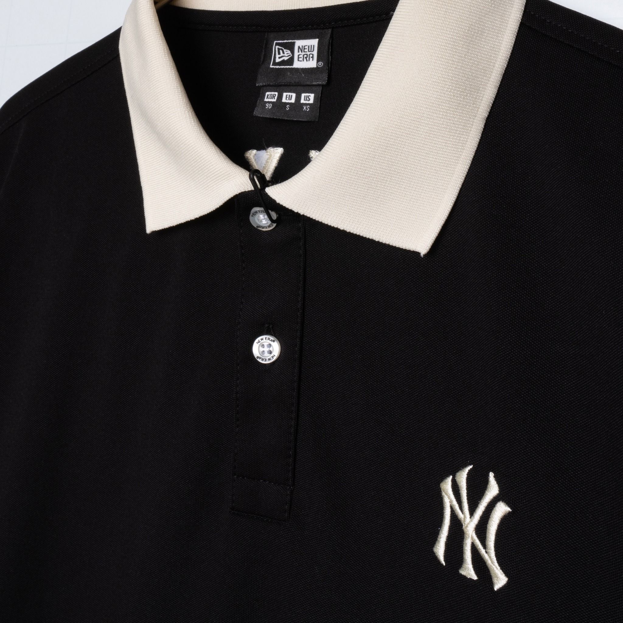 Polo NEW ERA Logo NY Thêu Phối Cổ
