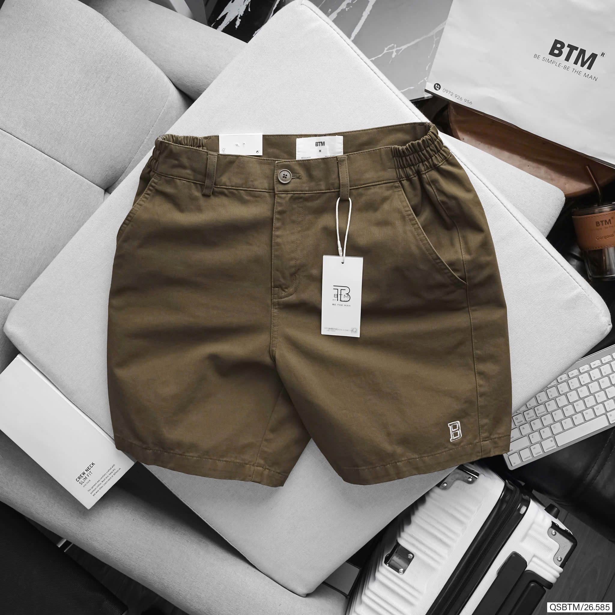 Short Kaki BTM Lưng Thun