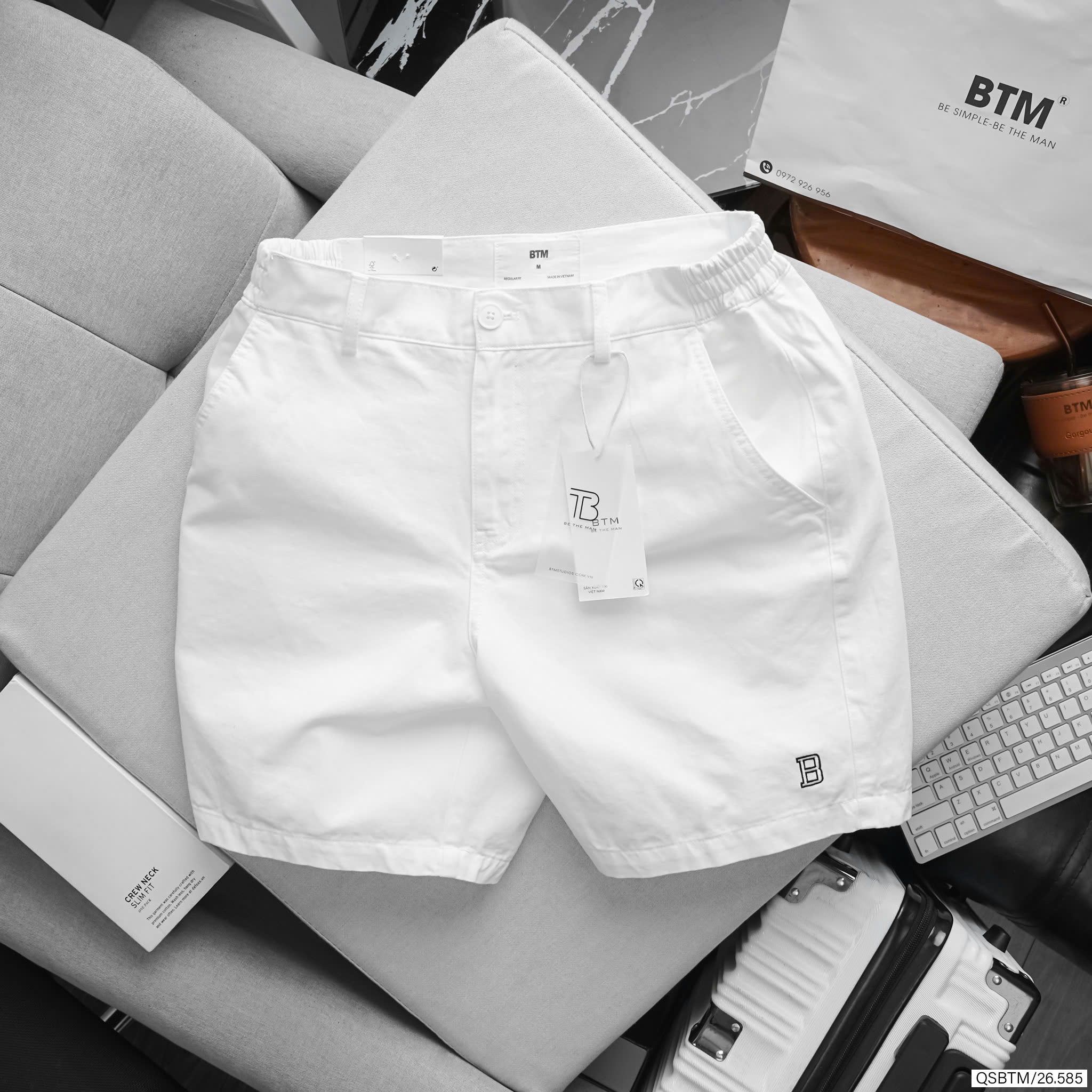 Short Kaki BTM Lưng Thun