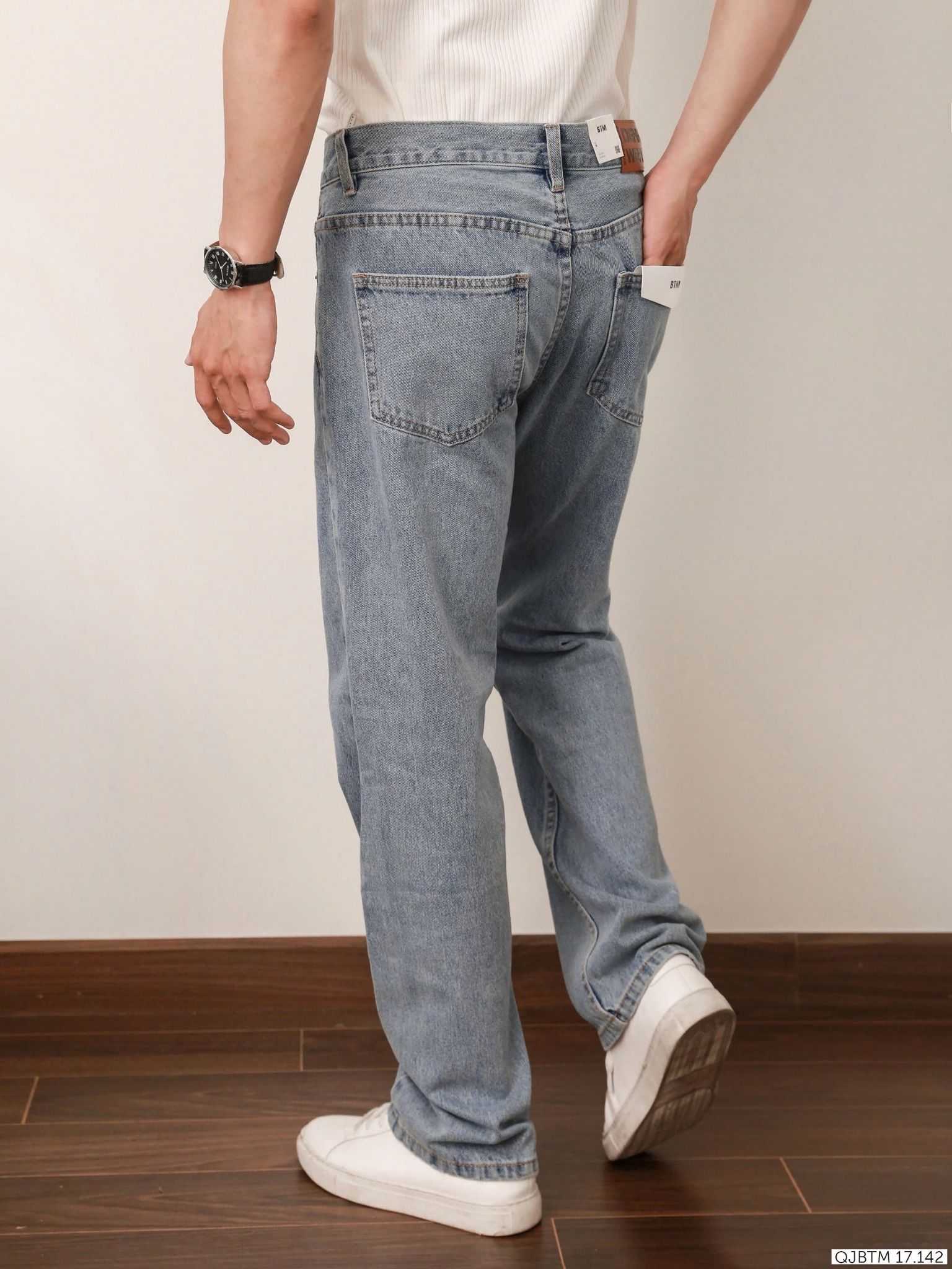 Quần Jean BTM Straight Fit
