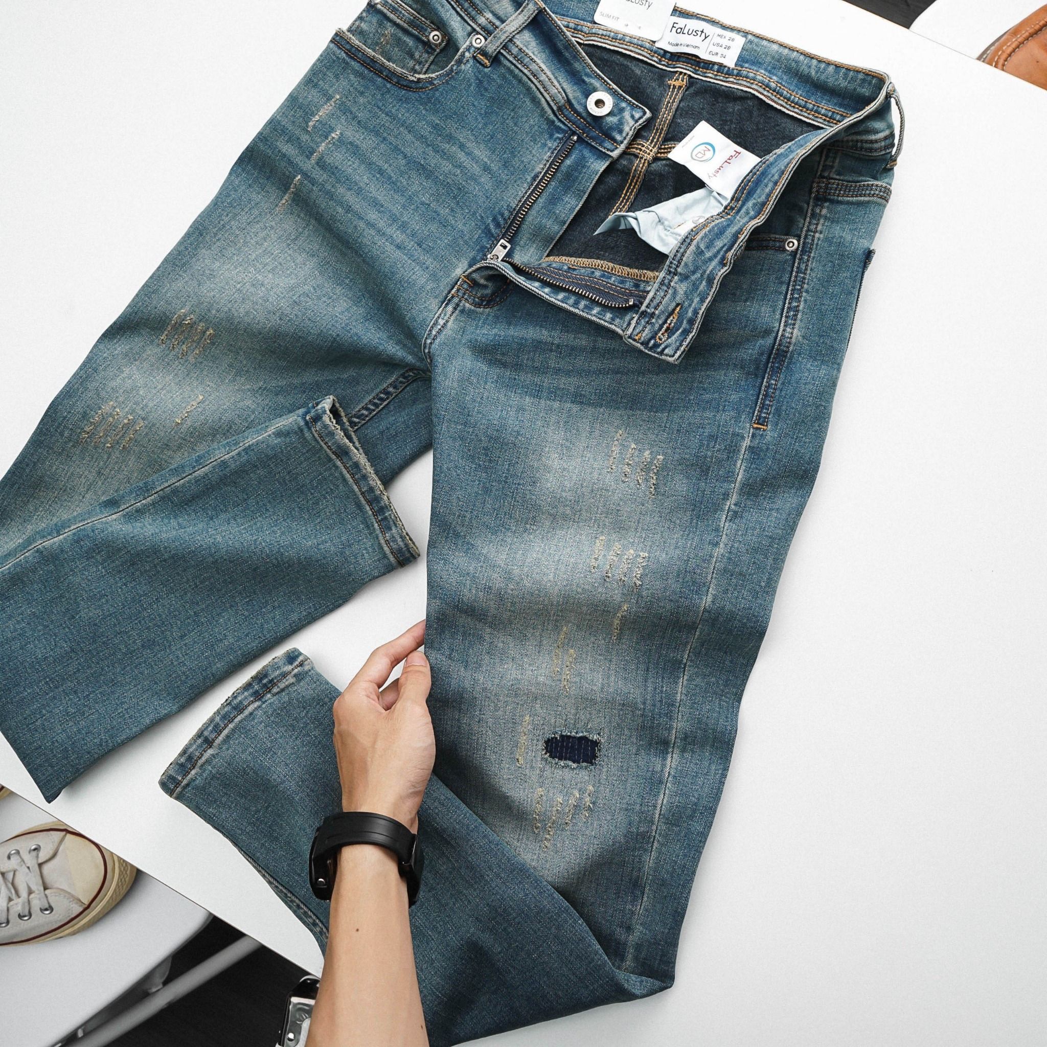 Quần Jean FALUSTY Slimfit