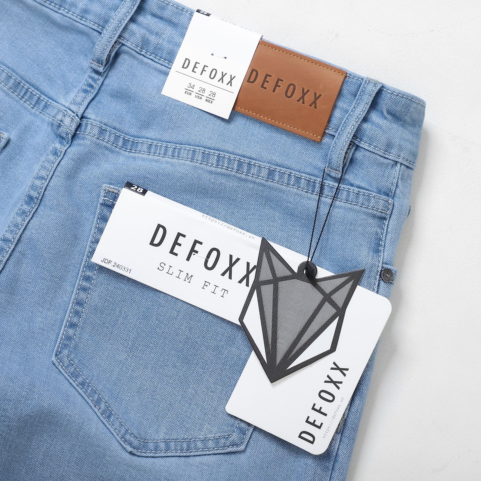 Quần Jean DEFOXX Slimfit
