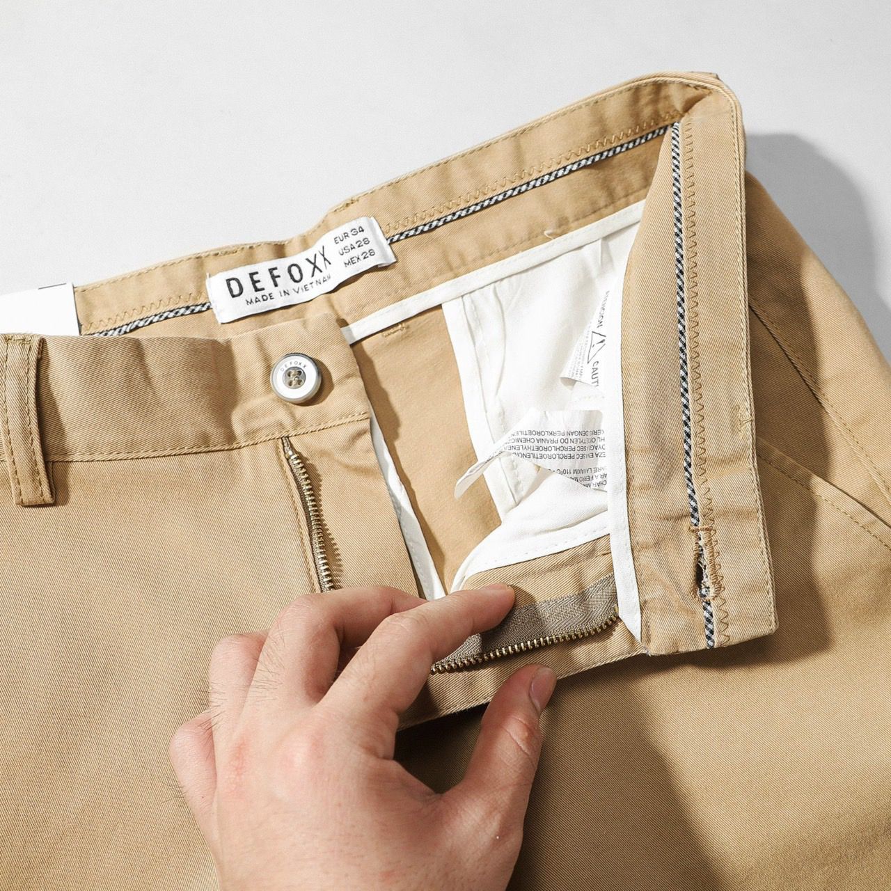 Quần Kaki DEFOXX Slimfit