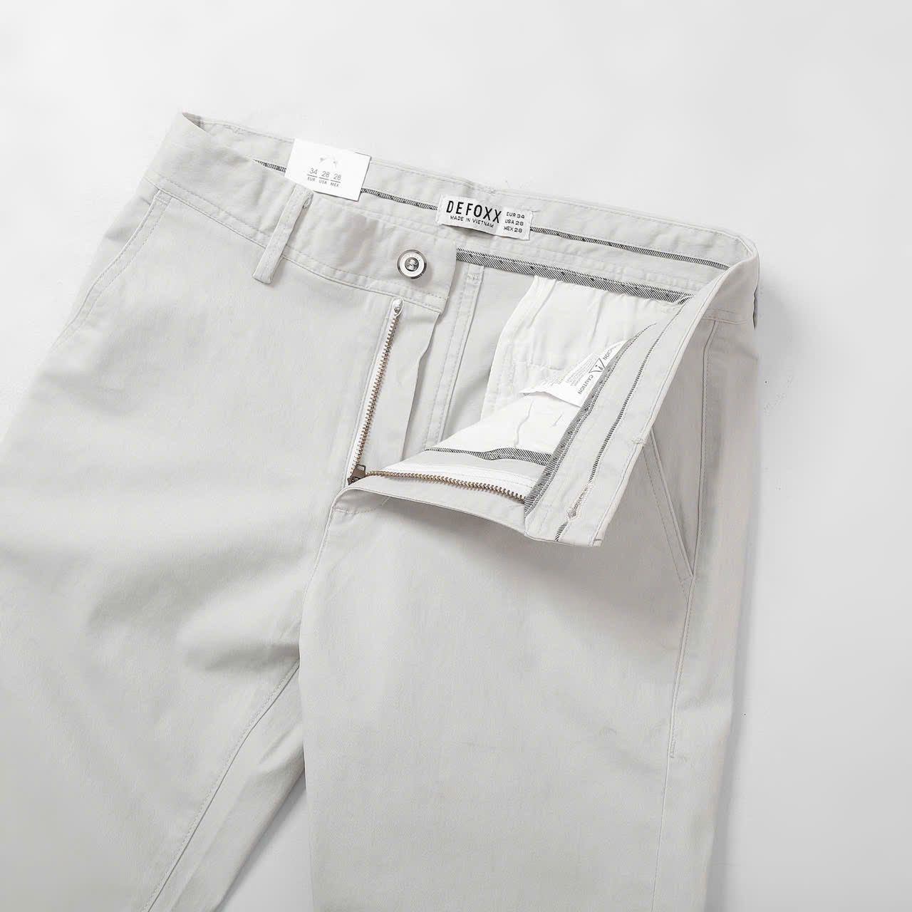 Quần Kaki DEFOXX Slimfit
