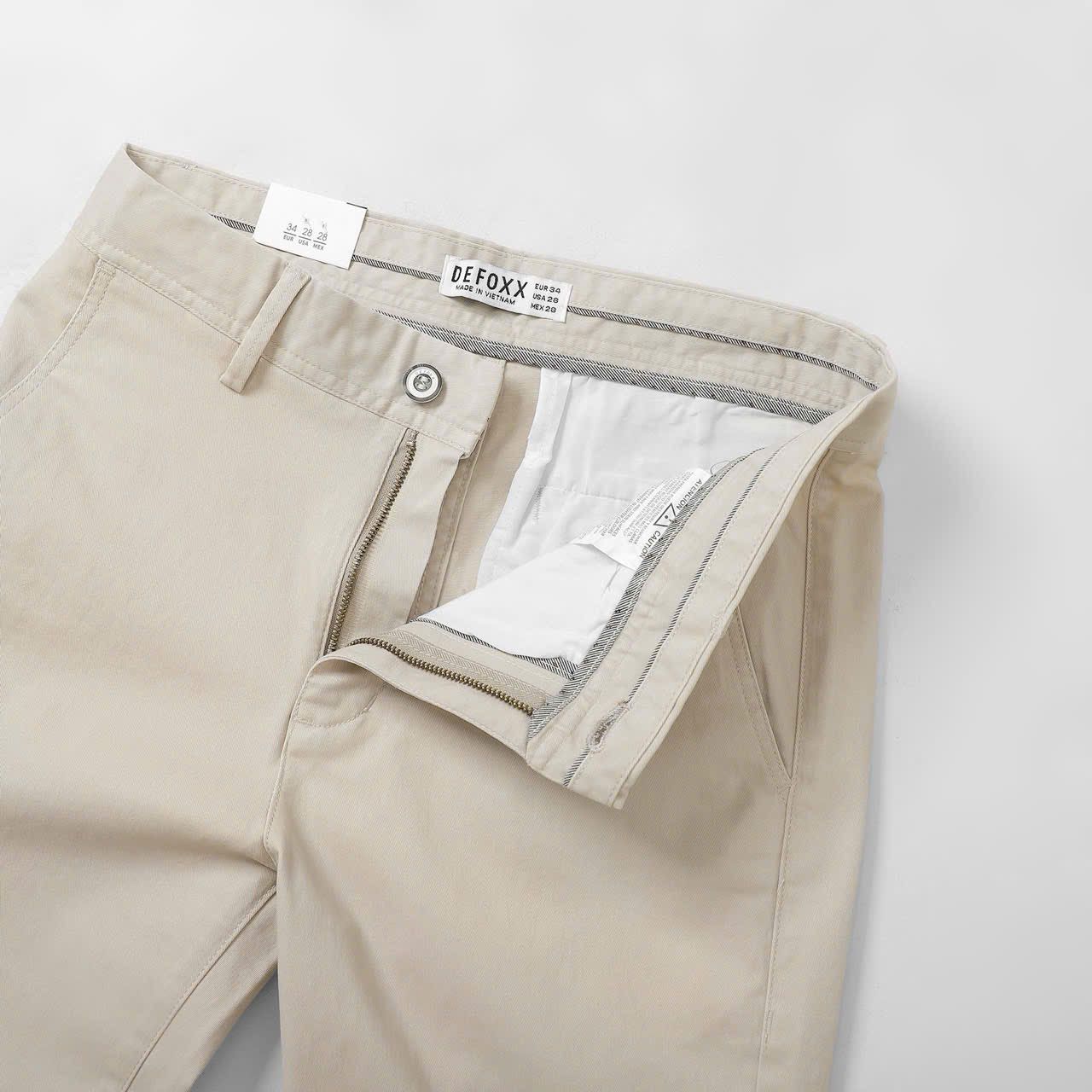 Quần Kaki DEFOXX Slimfit