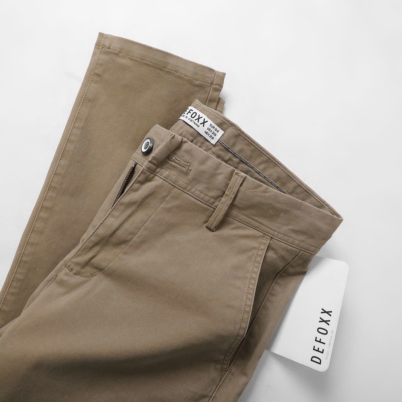 Quần Kaki DEFOXX Slimfit