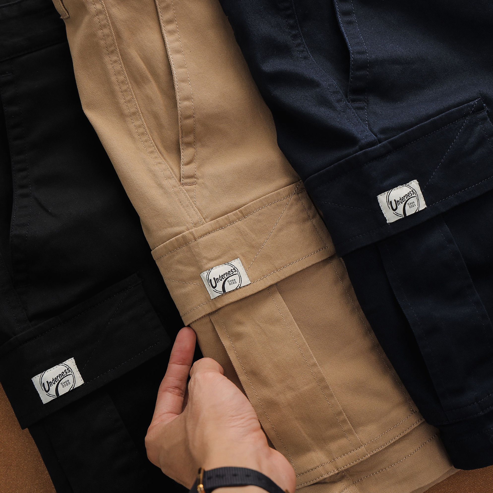 Short Kaki UNDERNESS Túi Hộp