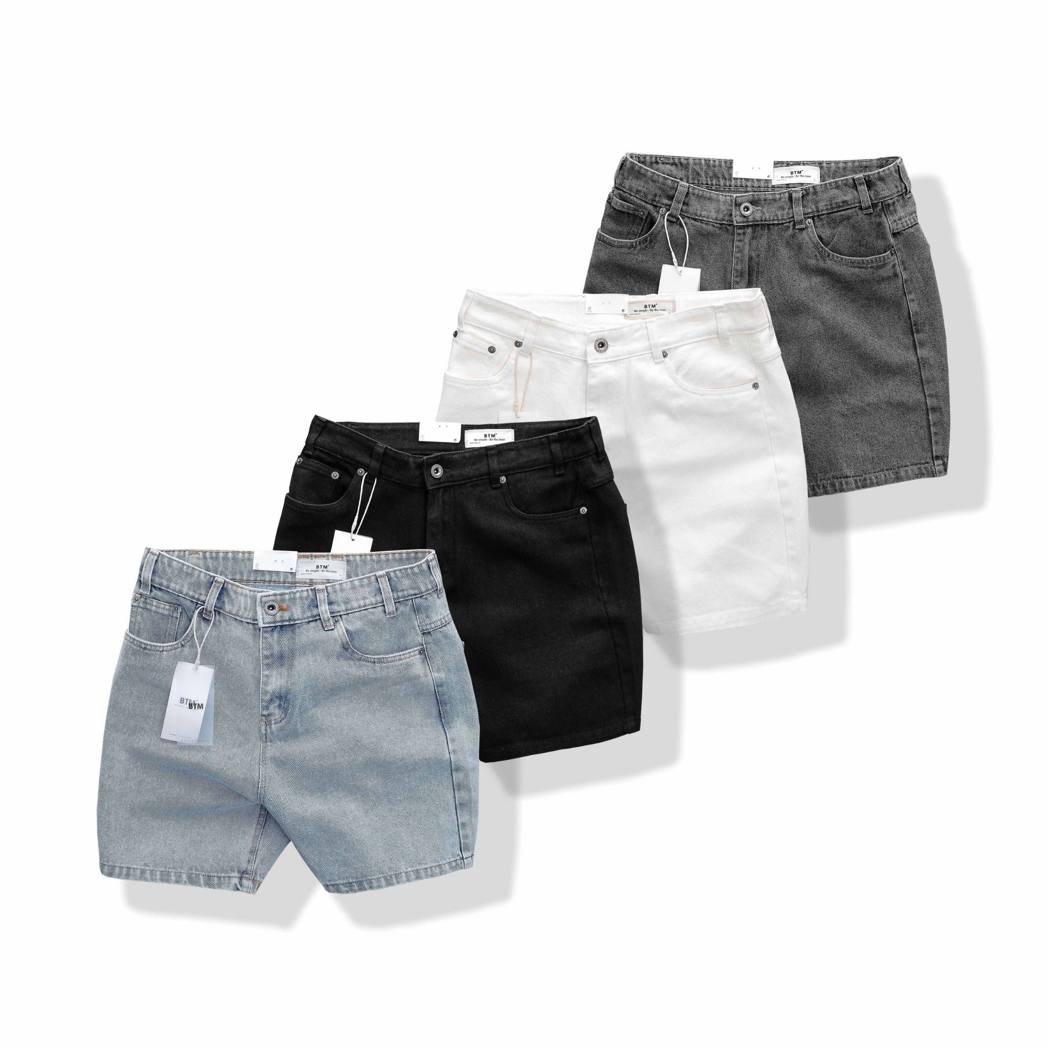Quần Short Jean BTM Wash