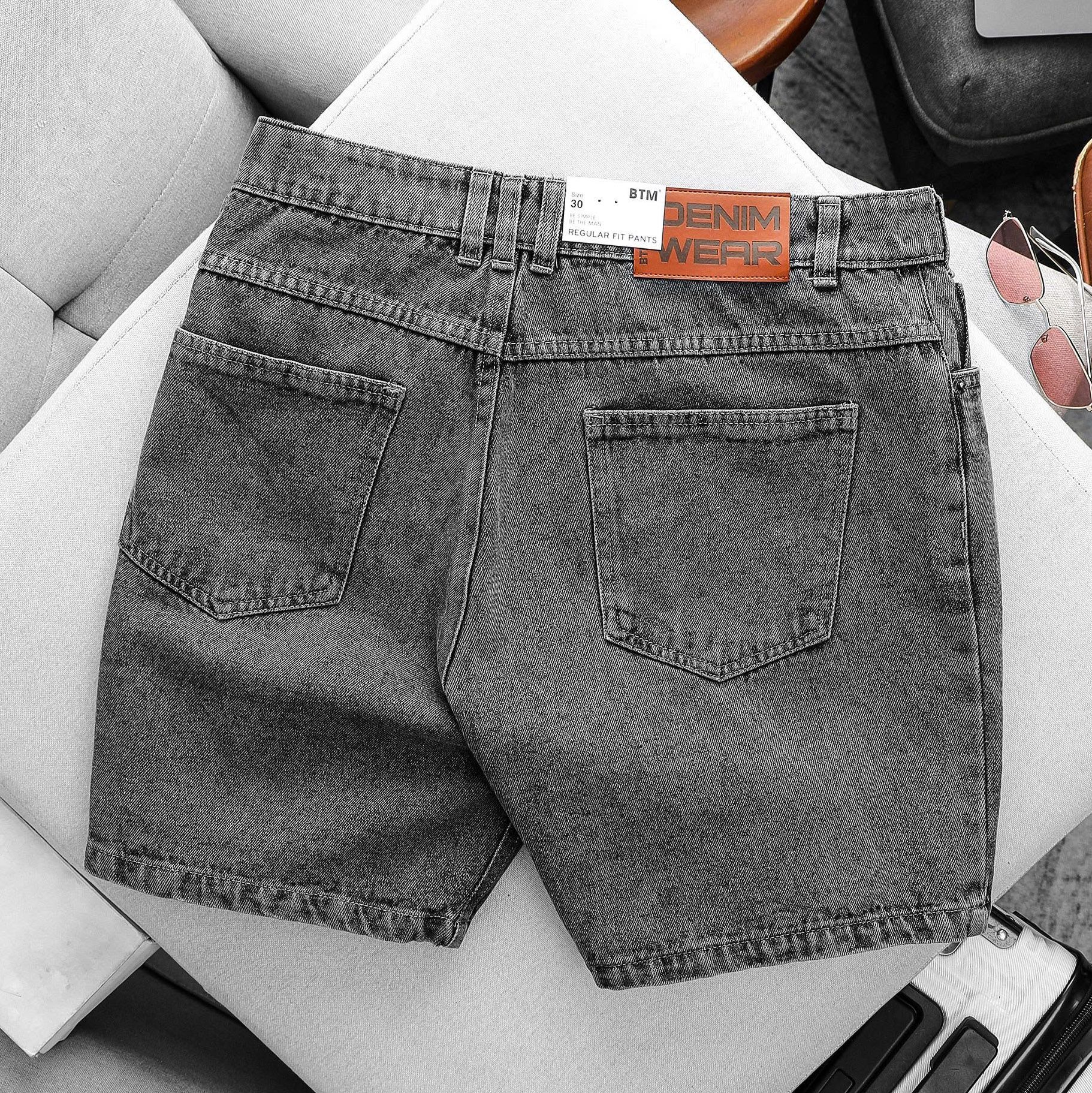 Quần Short Jean BTM Wash