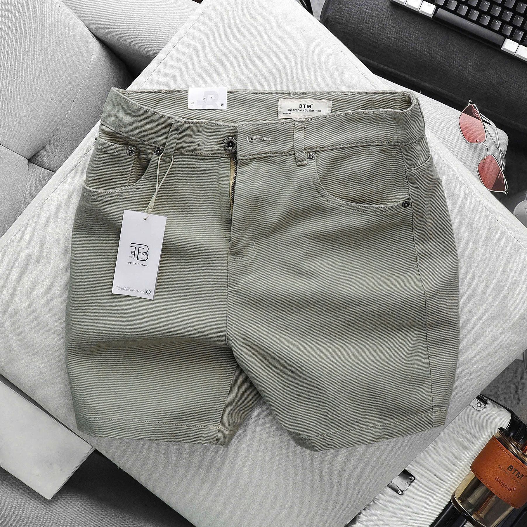 Quần Short BTM Kaki Jean