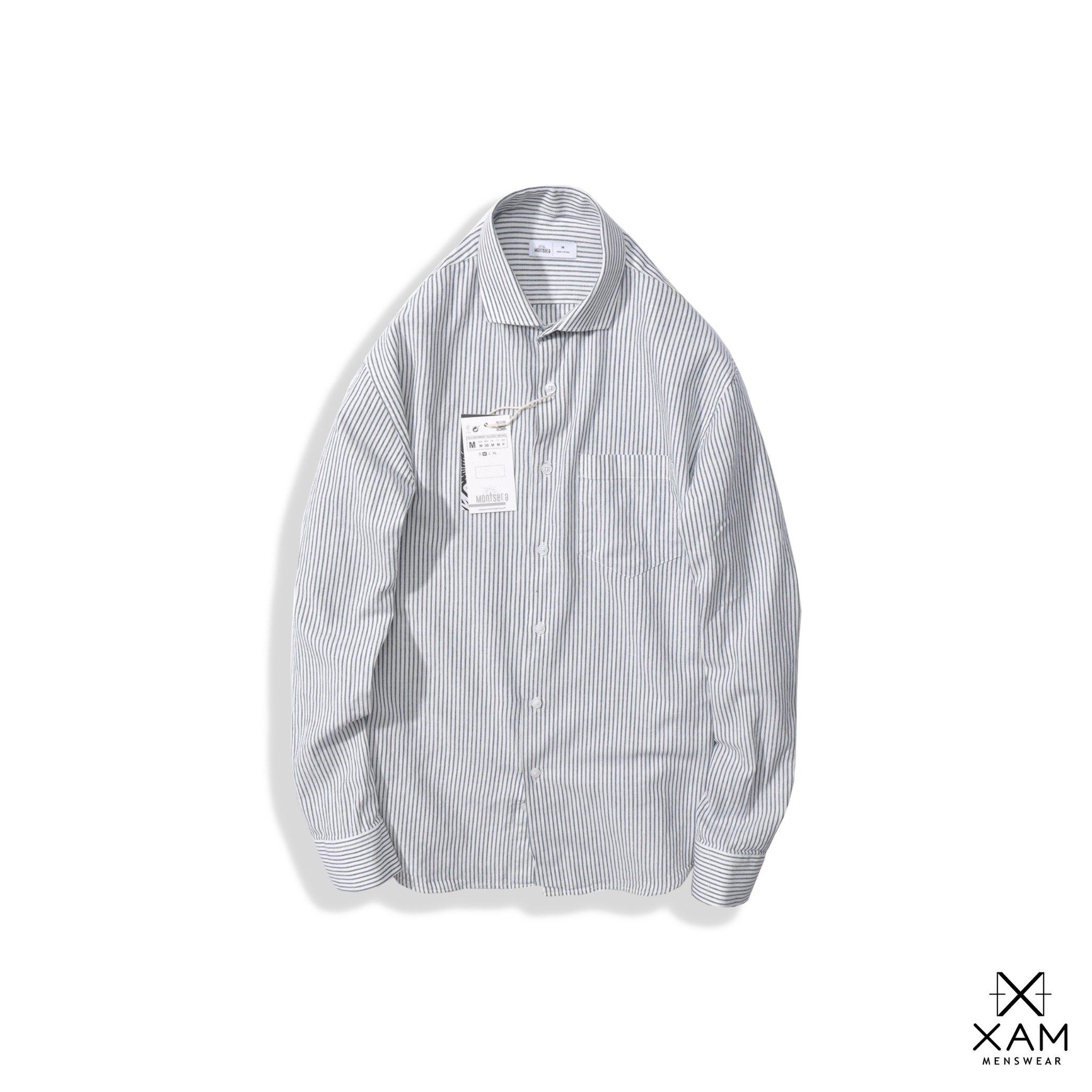 Sơmi Linen MONTSERA Sọc