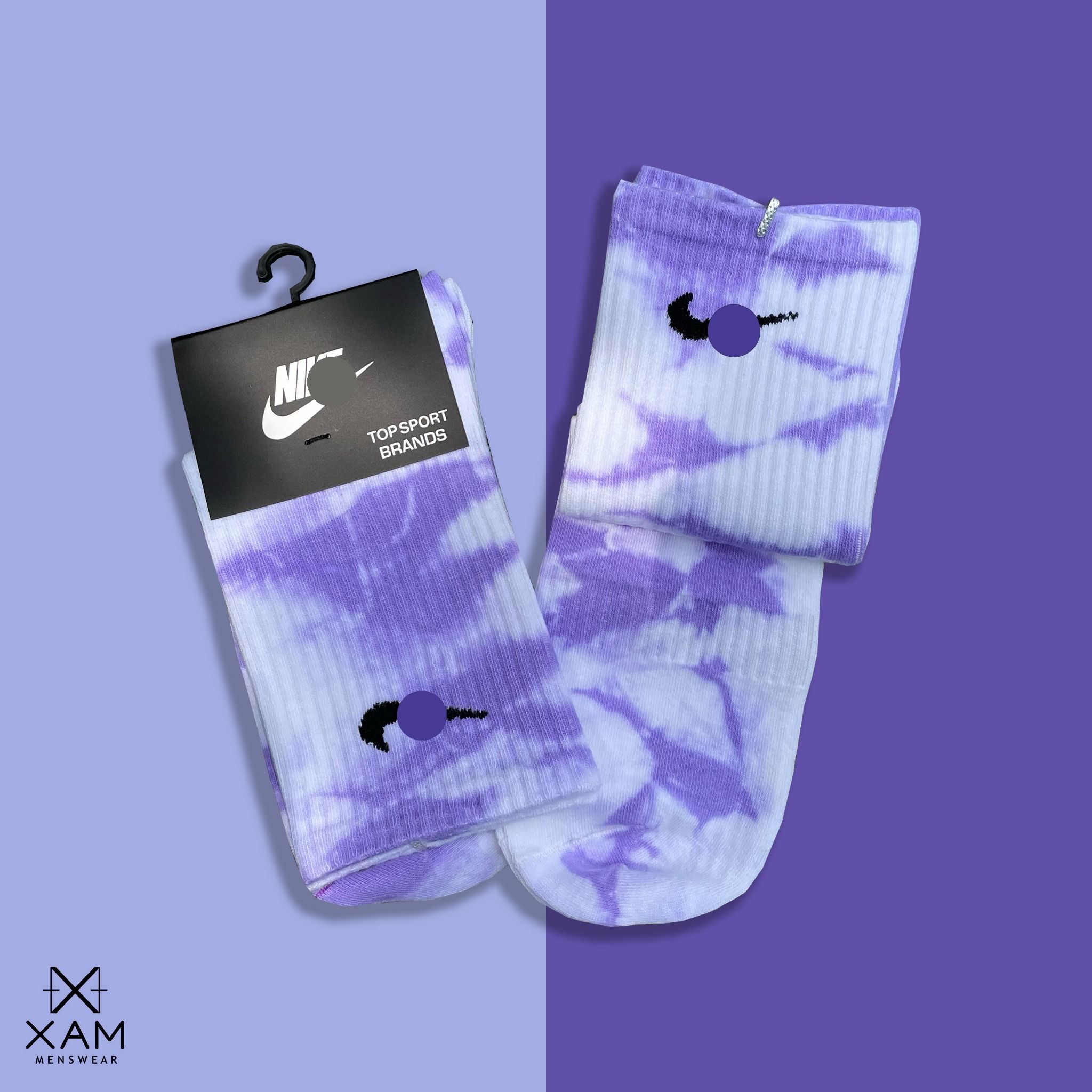 NI.KE TIEDYE SOCKS