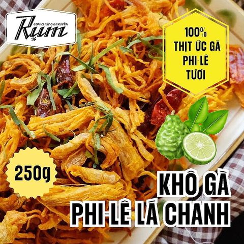  Khô gà phi lê lá chanh 250 gr 