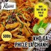 Khô gà phi lê lá chanh 500 g