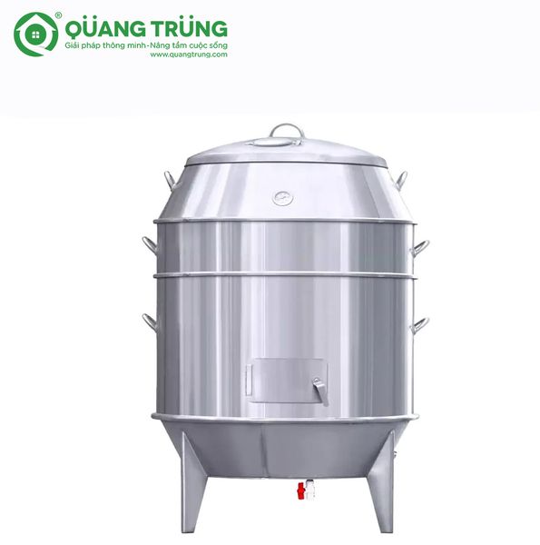 Lò quay gà vịt inox bằng gas 100G