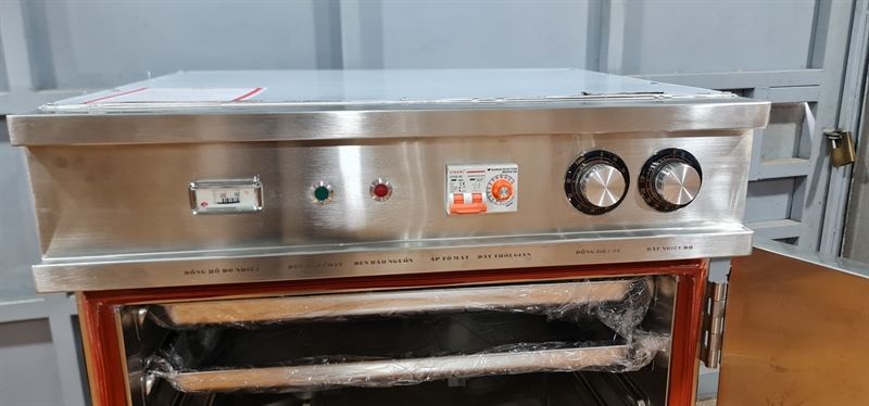 Tủ nấu cơm 4 khay dùng điện, có chế độ hẹn giờ và cài đặt nhiệt độ VNK4-DA