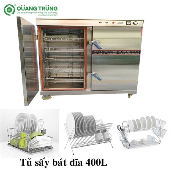 Tủ sấy bát đĩa cánh inox 1200L - QTVI1200L