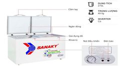 Tủ đông Inverter Sanaky VH-4099A3 400 lít