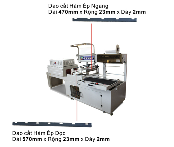 Dao máy cắt màng co tự động FQL-450A