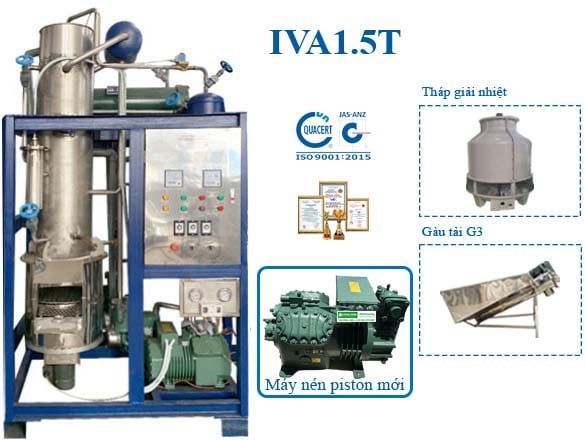 Máy làm đá công nghiệp 1.5 tấn mới 100% IVA1.5T