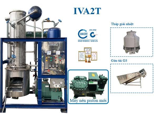 Máy Làm Đá Công Nghiệp 2 Tấn Mới 100% IVA2T