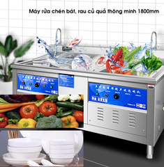 Máy rửa bát siêu âm thông minh R-1800