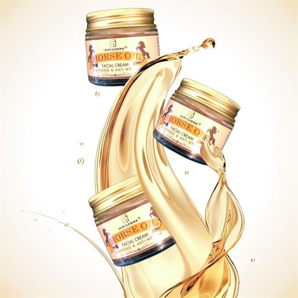 Kem dưỡng chiết xuất Dầu Ngựa Horse Oil Facial Cream Laura Sunshine Nhật Kim Anh 70gr