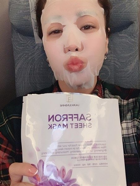 LAURA SUNSHINE SAFFRON SHEET MASK (MẶT NẠ CHIẾT XUẤT NHỤY HOA NGHỆ TÂY)