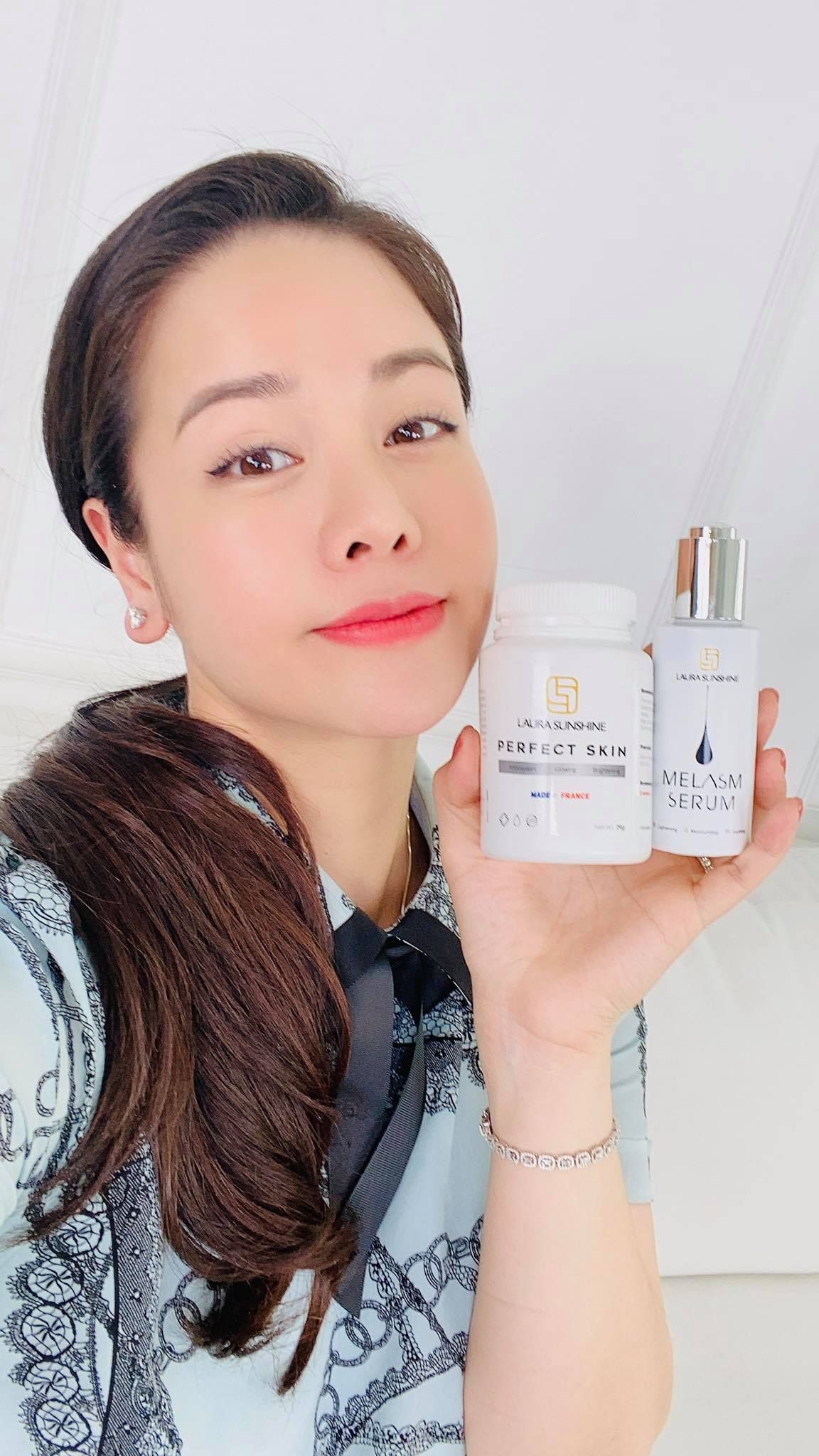 Viên Uống Sáng Da, Ngăn Ngừa Nám Perfect Skin Laura Sunshine Nhật Kim Anh
