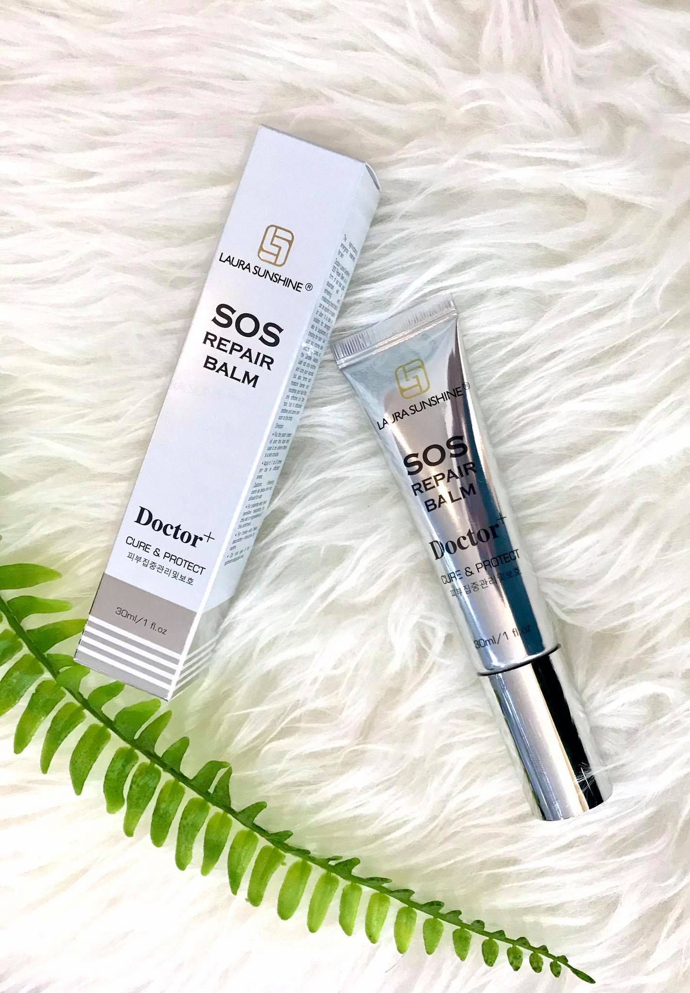 Kem phục hồi da hư tổn SOS REPAIR BALM 30ml Laura Sunshine Nhật Kim Anh