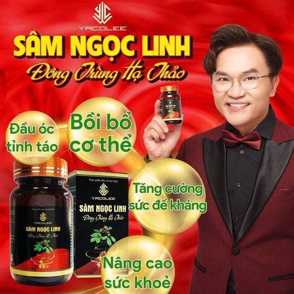 Sâm Ngọc Linh - Đông Trùng Hạ Thảo YACOLEE Hộp 60v