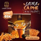  Cà phê Đông trùng Hạ thảo (Hộp 10 gói) Laura Coffee - Laura Sunshine Nhật Kim Anh 