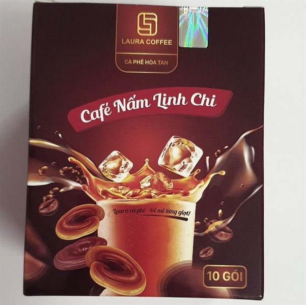  Cà phê nấm Linh chi (Hộp 10 gói) Laura Coffee - Laura Sunshine Nhật Kim Anh 